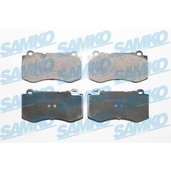 Jeu de 4 plaquettes de frein avant SAMKO OEM 0054207820