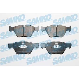 Jeu de 4 plaquettes de frein avant SAMKO OEM 34116777772