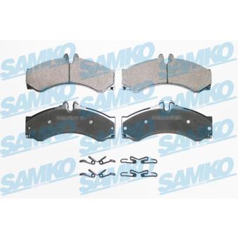 Jeu de 4 plaquettes de frein avant SAMKO OEM 0034201720