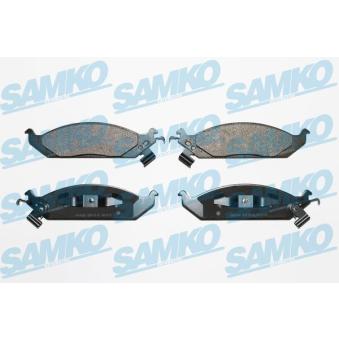 Jeu de 4 plaquettes de frein avant SAMKO [5SP1519]