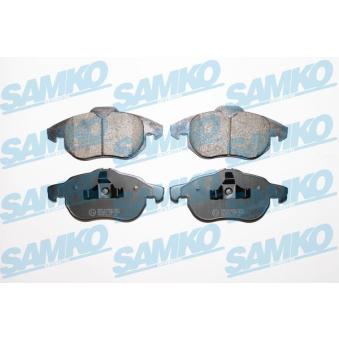 Jeu de 4 plaquettes de frein avant SAMKO [5SP1524]