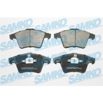 Jeu de 4 plaquettes de frein avant SAMKO OEM 7H0698151B