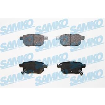 Jeu de 4 plaquettes de frein avant SAMKO OEM 0446602330