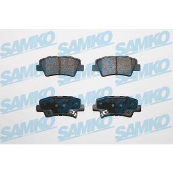 Jeu de 4 plaquettes de frein arrière SAMKO OEM 583023LA20