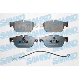 Jeu de 4 plaquettes de frein avant SAMKO OEM 1612739280