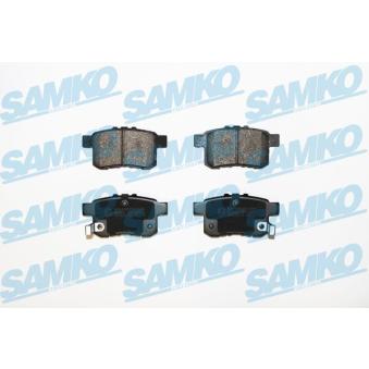 Jeu de 4 plaquettes de frein arrière SAMKO OEM 43022TA0A70