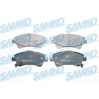 Jeu de 4 plaquettes de frein avant SAMKO OEM 044650F010
