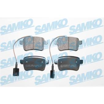 Jeu de 4 plaquettes de frein arrière SAMKO [5SP1596]