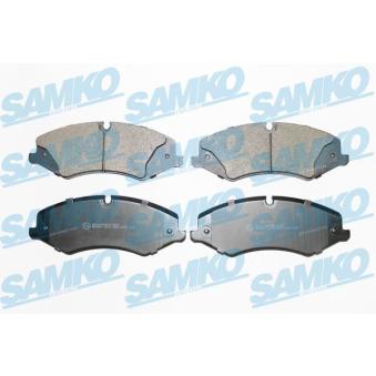 Jeu de 4 plaquettes de frein avant SAMKO [5SP1600]