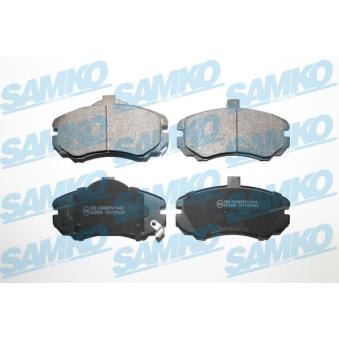 Jeu de 4 plaquettes de frein avant SAMKO OEM 581012DA50