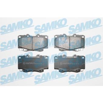 Jeu de 4 plaquettes de frein avant SAMKO OEM 0446504030