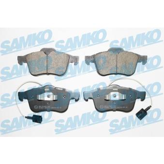 Jeu de 4 plaquettes de frein avant SAMKO [5SP1612]