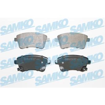 Jeu de 4 plaquettes de frein avant SAMKO [5SP1623]
