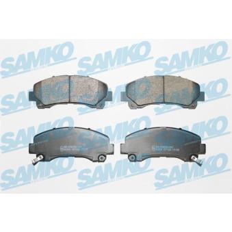 Jeu de 4 plaquettes de frein avant SAMKO [5SP1630]