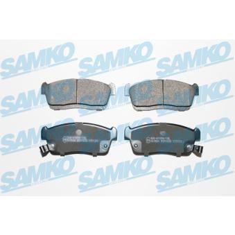 Jeu de 4 plaquettes de frein avant SAMKO OEM 04491B1010 Jeu de 4 plaquettes de frein avant SAMKO OEM 04491B1010