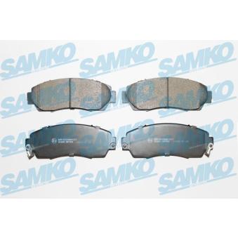 Jeu de 4 plaquettes de frein avant SAMKO [5SP1634]