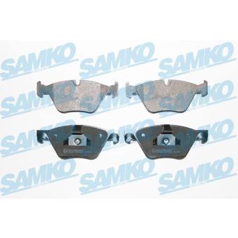 Jeu de 4 plaquettes de frein avant SAMKO OEM 34116858047