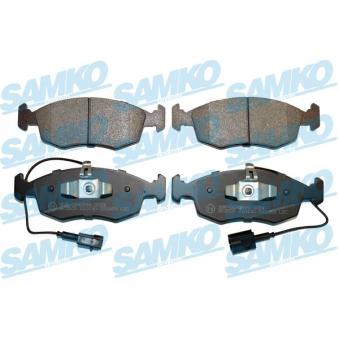 Jeu de 4 plaquettes de frein avant SAMKO [5SP1653]