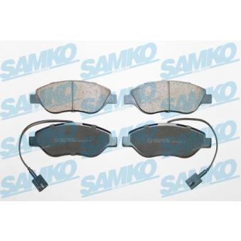 Jeu de 4 plaquettes de frein avant SAMKO [5SP1658]