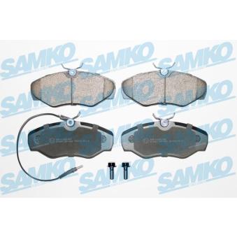 Jeu de 4 plaquettes de frein avant SAMKO OEM 6025370851 Jeu de 4 plaquettes de frein avant SAMKO OEM 6025370851