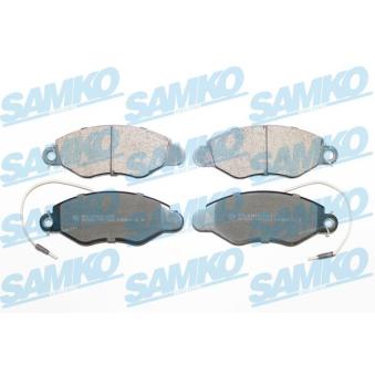 Jeu de 4 plaquettes de frein avant SAMKO [5SP1663]