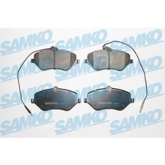 Jeu de 4 plaquettes de frein avant SAMKO OEM 425480