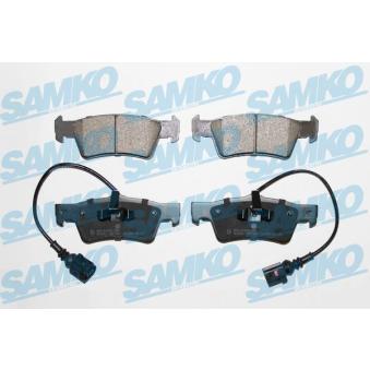 Jeu de 4 plaquettes de frein arrière SAMKO OEM 7L6698451 Jeu de 4 plaquettes de frein arrière SAMKO OEM 7L6698451