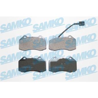 Jeu de 4 plaquettes de frein avant SAMKO [5SP1670]