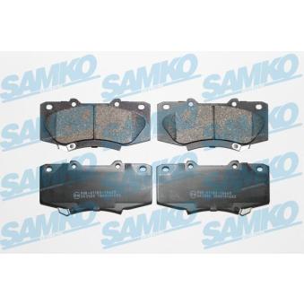 Jeu de 4 plaquettes de frein avant SAMKO OEM 044650K260
