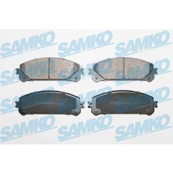 Jeu de 4 plaquettes de frein avant SAMKO OEM 0446578010