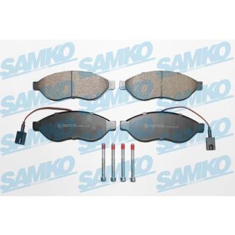 Jeu de 4 plaquettes de frein avant SAMKO OEM 1647863980 Jeu de 4 plaquettes de frein avant SAMKO OEM 1647863980