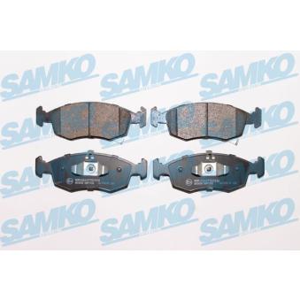 Jeu de 4 plaquettes de frein avant SAMKO [5SP1722]