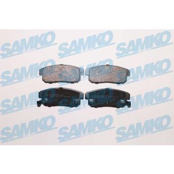 Jeu de 4 plaquettes de frein arrière SAMKO [5SP1727]
