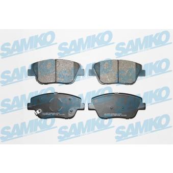 Jeu de 4 plaquettes de frein avant SAMKO OEM 581013QA50