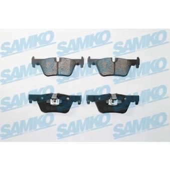 Jeu de 4 plaquettes de frein arrière SAMKO [5SP1741]