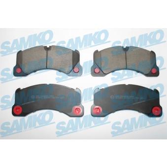 Jeu de 4 plaquettes de frein avant SAMKO [5SP1754]