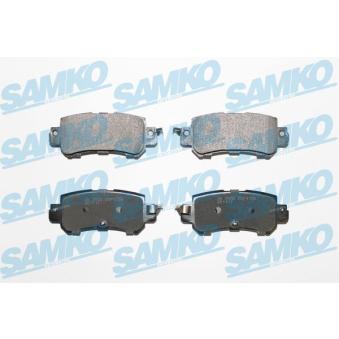 Jeu de 4 plaquettes de frein arrière SAMKO OEM K0Y12648ZA