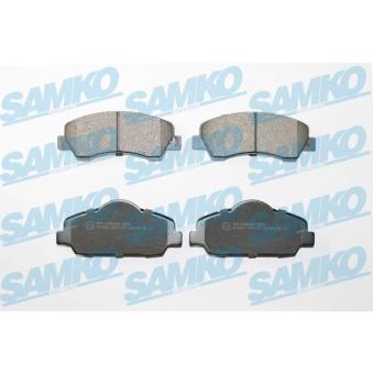 Jeu de 4 plaquettes de frein avant SAMKO [5SP1770]