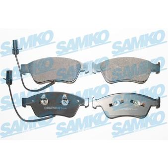 Jeu de 4 plaquettes de frein avant SAMKO [5SP1772]