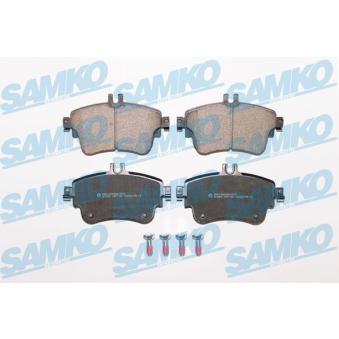 Jeu de 4 plaquettes de frein avant SAMKO OEM 0084200420