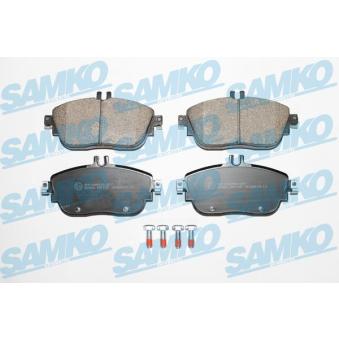 Jeu de 4 plaquettes de frein avant SAMKO OEM 0084200620