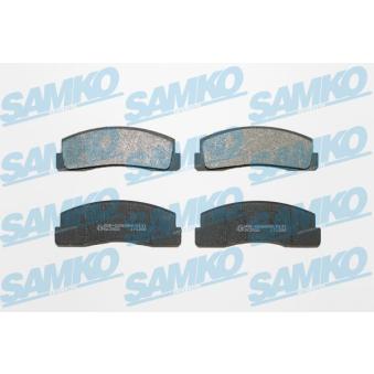 Jeu de 4 plaquettes de frein avant SAMKO [5SP179]