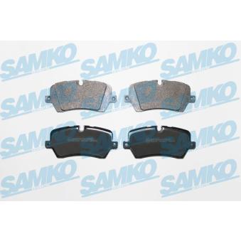 Jeu de 4 plaquettes de frein arrière SAMKO OEM LR106326