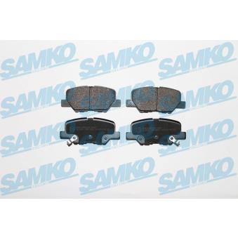 Jeu de 4 plaquettes de frein arrière SAMKO OEM 4605B384