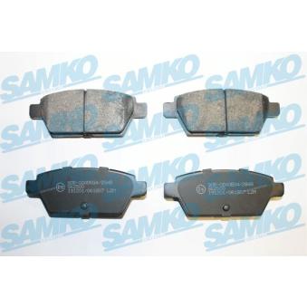 Jeu de 4 plaquettes de frein arrière SAMKO OEM GPYA2648ZD