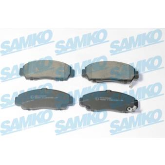 Jeu de 4 plaquettes de frein avant SAMKO OEM 45022SEPA11