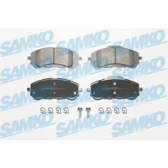 Jeu de 4 plaquettes de frein avant SAMKO OEM SU001B2505