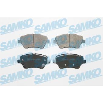 Jeu de 4 plaquettes de frein avant SAMKO [5SP1856]