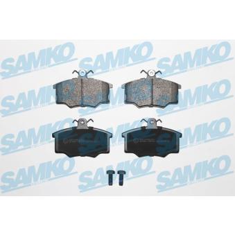 Jeu de 4 plaquettes de frein avant SAMKO 5SP187 pour AUDI E-TRON 1.8 GTE - 110cv