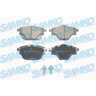 Jeu de 4 plaquettes de frein arrière SAMKO OEM 95525386